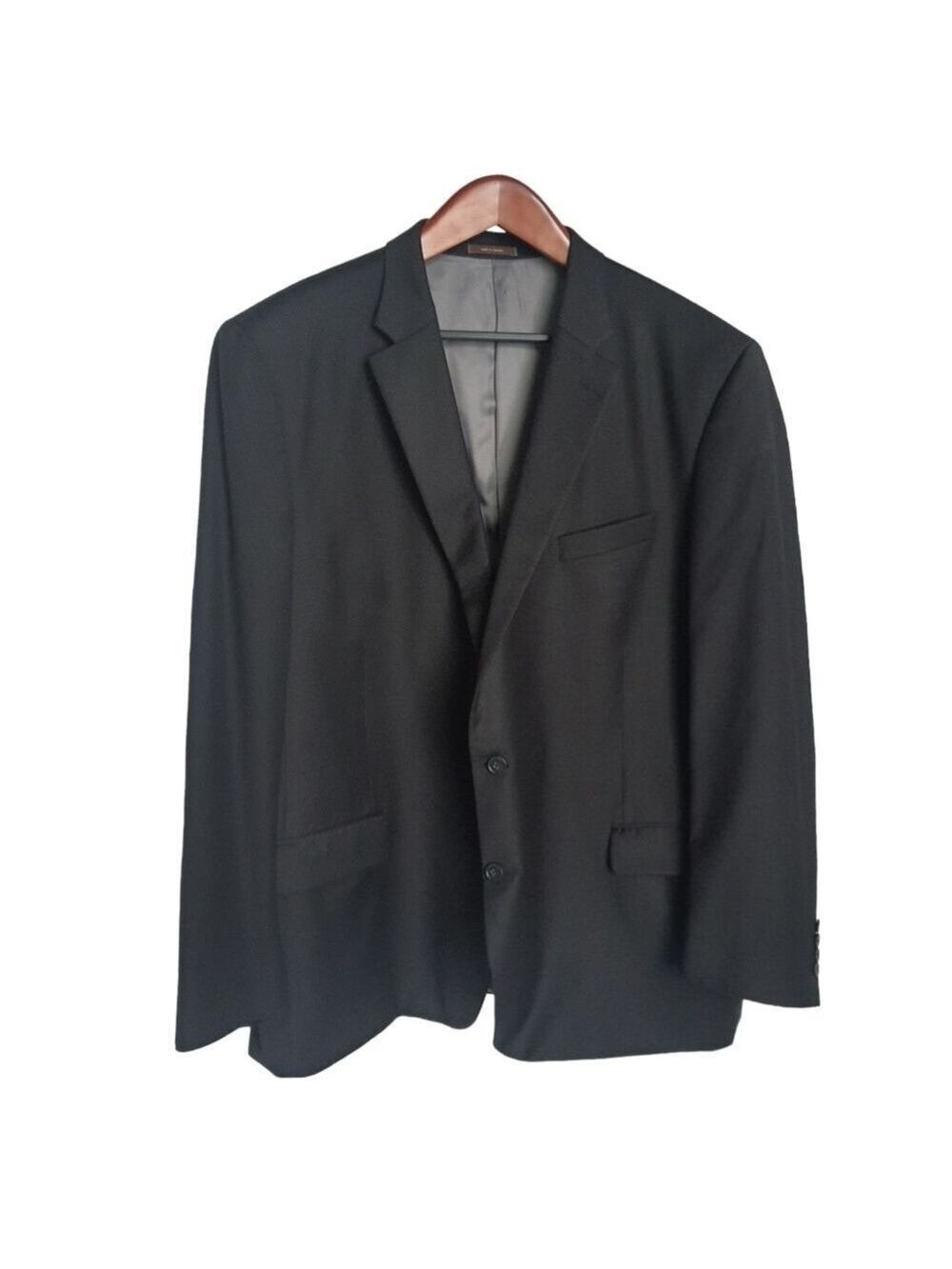 Peter Millar Mens 52XT Suit Jacket/Sport Coat Single Breasted Lightweight Black